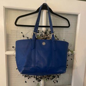 Brilliant, Rich Blue Tory Burch Tote